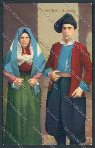 Cagliari costumes sardinian - cagliari,