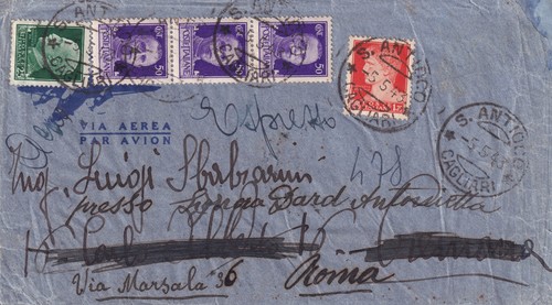 Ww145 airmail from s antioco - -,
