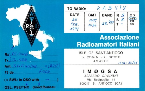 Antioco italy im0gsa - im0gsa, radio