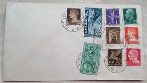 Italy 1944 souvenir cover with - souvenir,