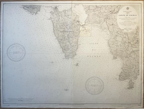 Carta nautica golfo - carta, palmas