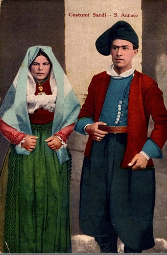 Cagliari antioco costume - antioco,