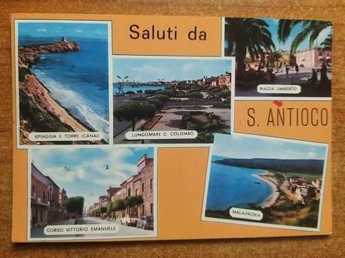Greetings from antioco - s.,